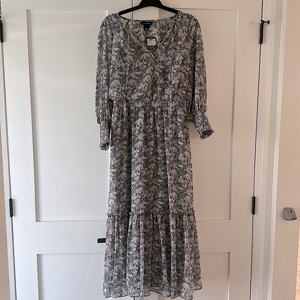Club Monaco long dress with inner slip